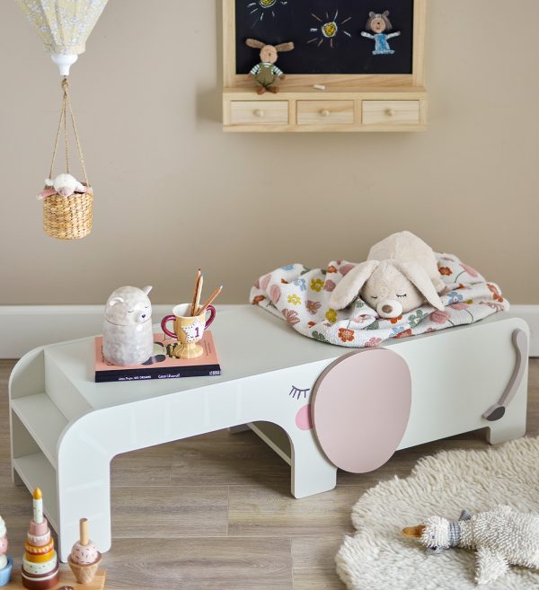 KLUPA FERDINAND, siva, FSC ® 100%, MDF 3