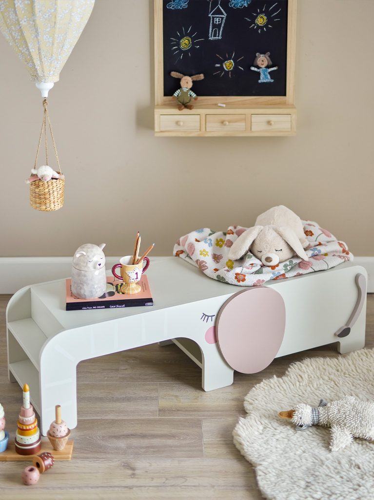 KLUPA FERDINAND, siva, FSC ® 100%, MDF 3