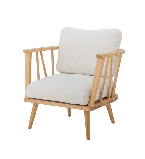 LOUNGE STOLICA, NATURE, kaučukovo drvo