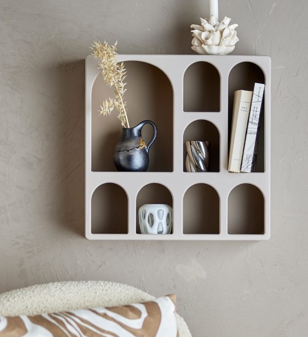 POLIČAR GRAPHIA , smeđa, MDF4