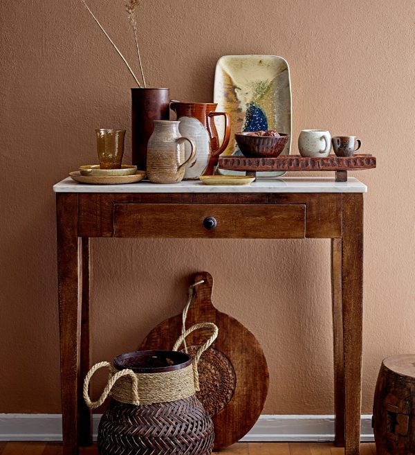 STOLIĆ KONZOLA HAUGE, smeđi, FSC 100% ® Mango6