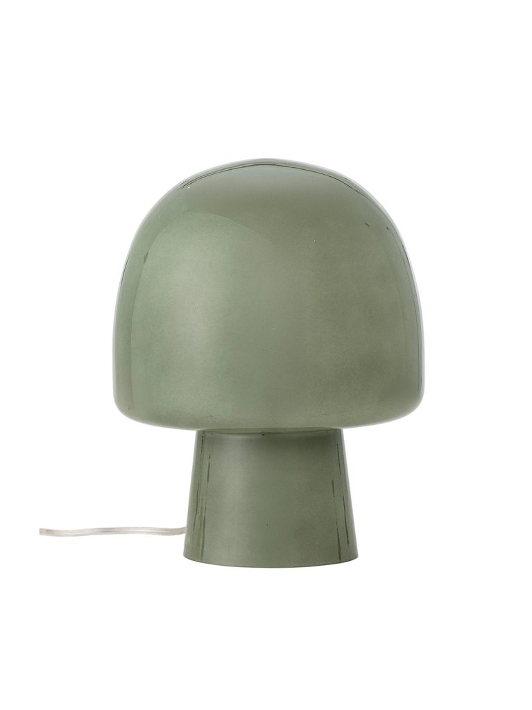 STOLNA LAMPA PADDY, zelena, staklo